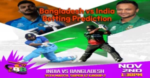 Bangladesh vs India Betting Prediction